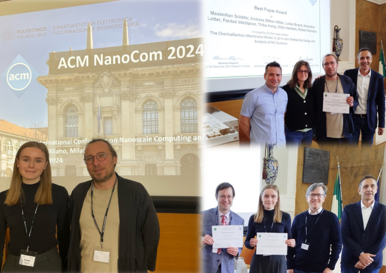 IDC Researchers win the Best Paper and Best Presentation Award at ACM NanoCom