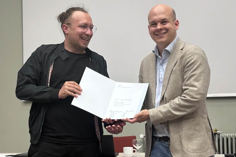 Maximilian Schäfer Elected to “Die Junge Akademie”