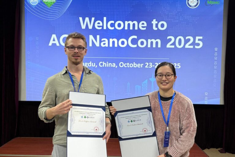 IDC Researchers Win Best Paper and Best Poster Award at NanoCom ’25 in Chengdu